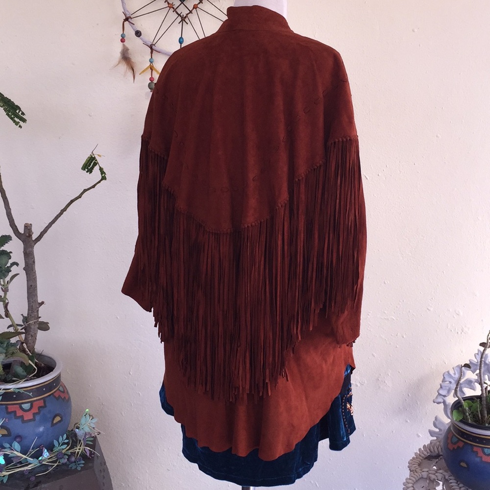 Suede Fringe Jacket - Picture 4 of 8
